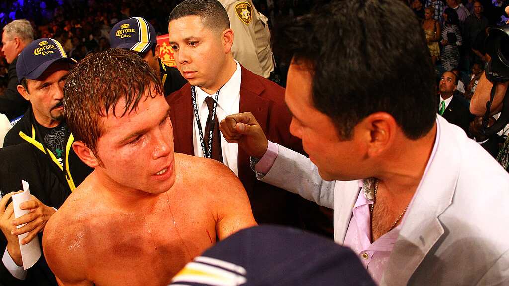 Óscar de la Hoya fue hace tiempo promotor del Canelo Álvarez
