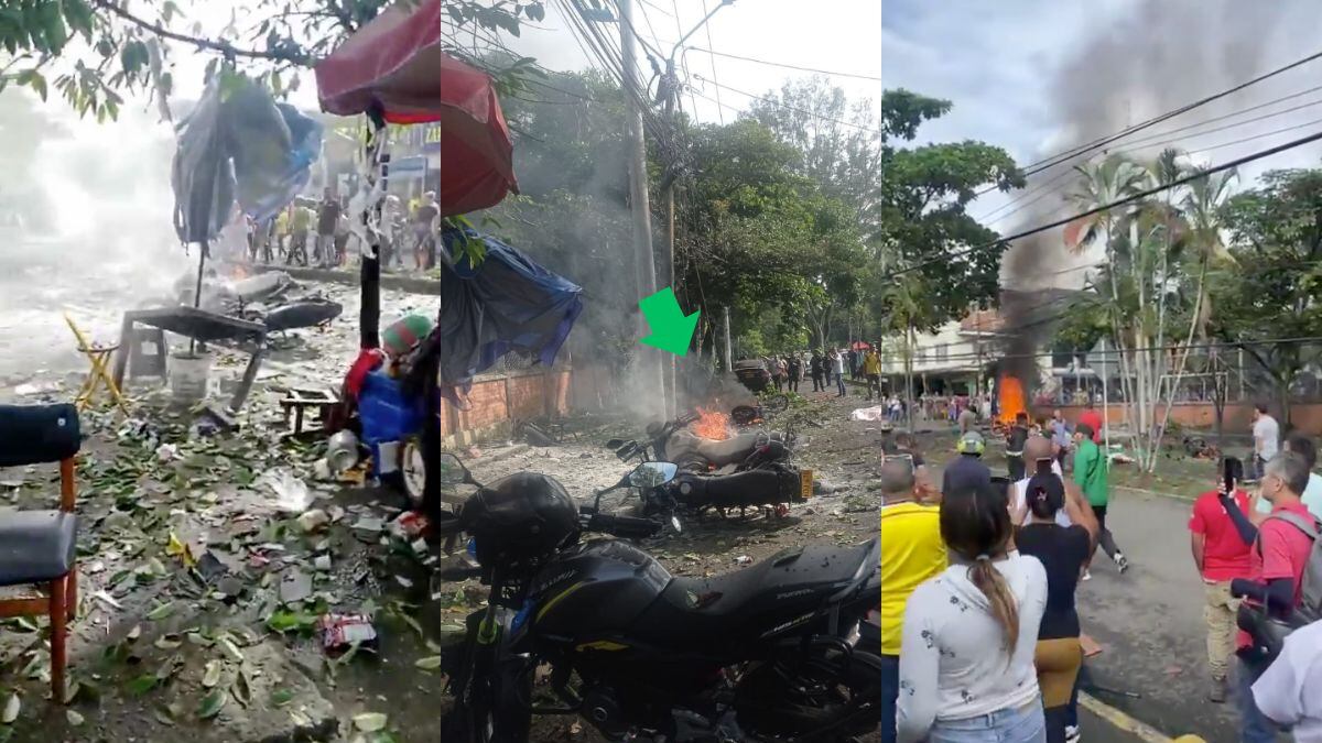 Imágenes desgarradoras: Así quedó Colombia tras 16 atentados tras ola de violencia