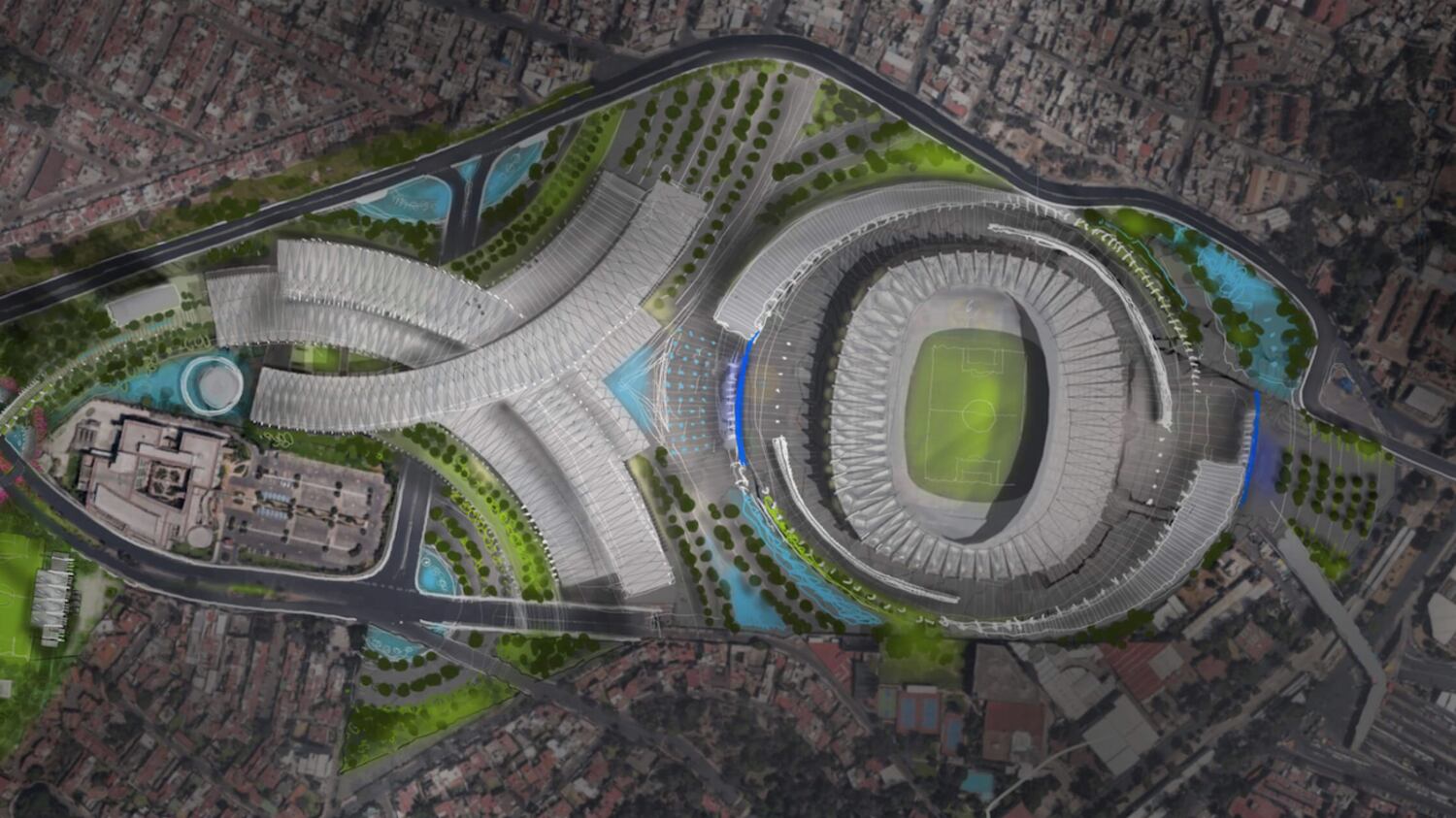 Televisa, dueña del Estadio Azteca planea un proyecto para construir todo un complejo inmobiliario en los alrededores del coloso
