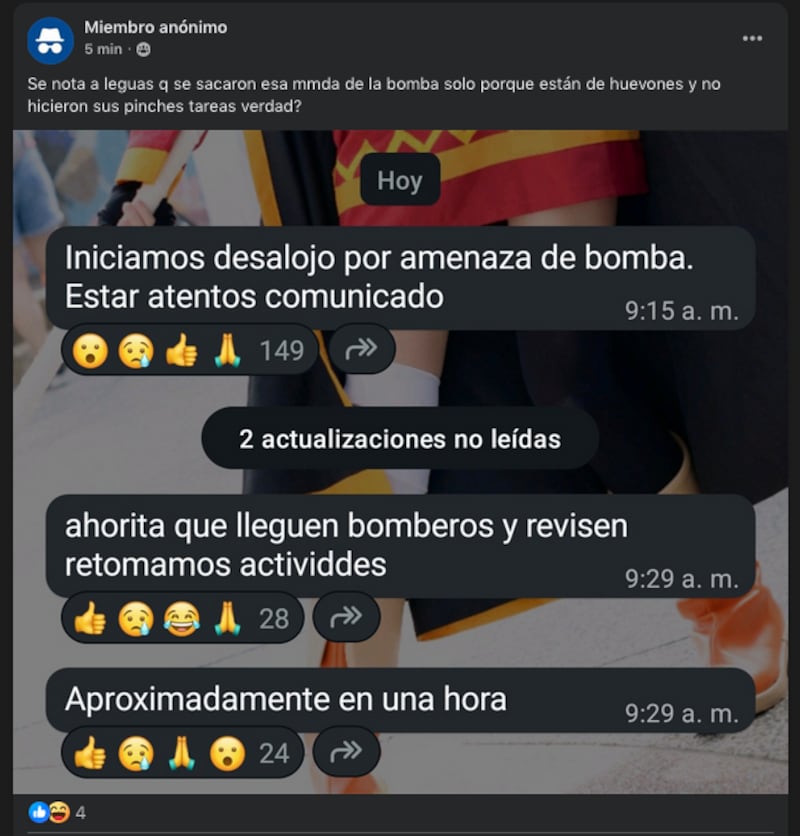 Nueva amenaza contra la UNAM