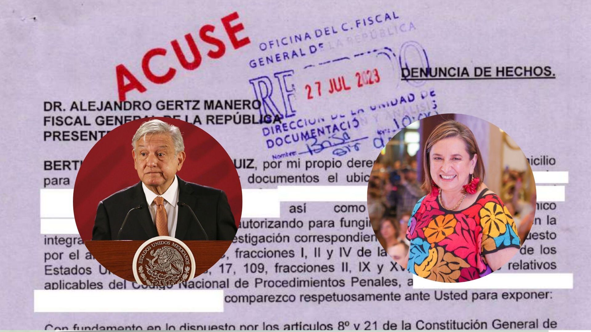 La aspirante a la candidatura presidencial de FAM considera que lo hecho por el primer mandatario puede constituir en uno o más delitos.