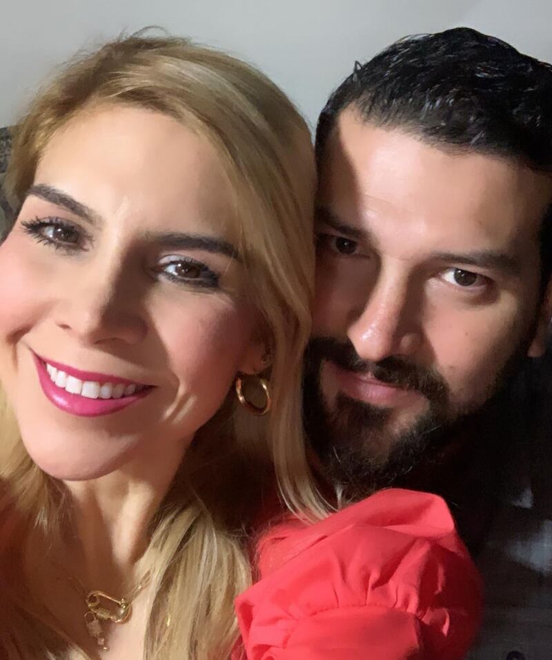 Karla Panini y Américo Garza. / Foto: Instagram.