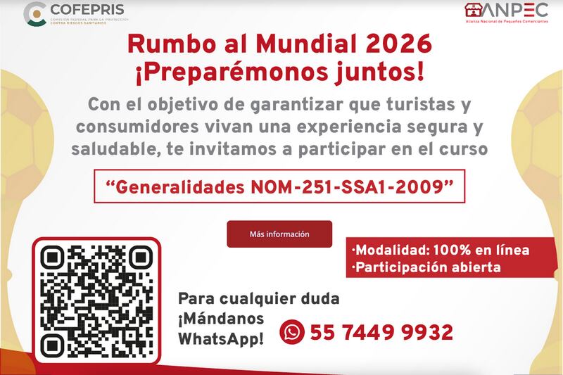 "El mensaje es uno: México es un país higiénico": Anpec