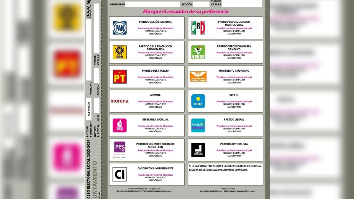 Las boletas para la elección de ayuntamientos también fueron aprobadas.
