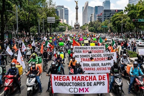 Caos en CDMX por mega marcha de conductores de apps: zonas afectadas y más protestas hoy