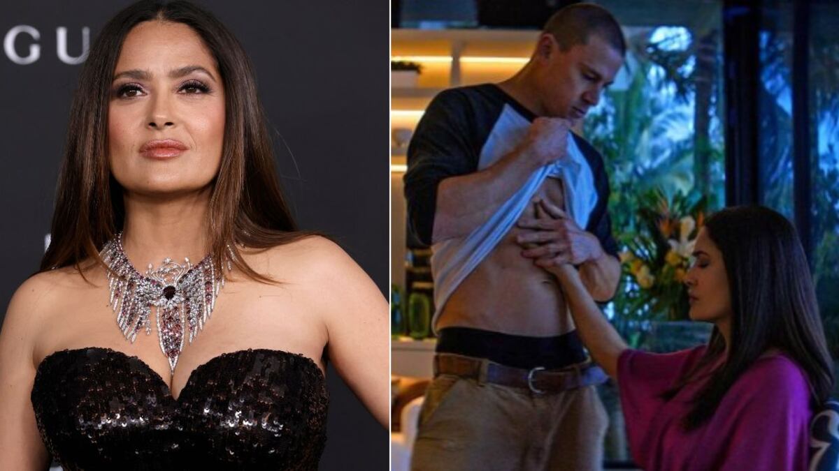 La gran pelea que Salma Hayek y Channing Tatum tuvieron grabando Magic Mike