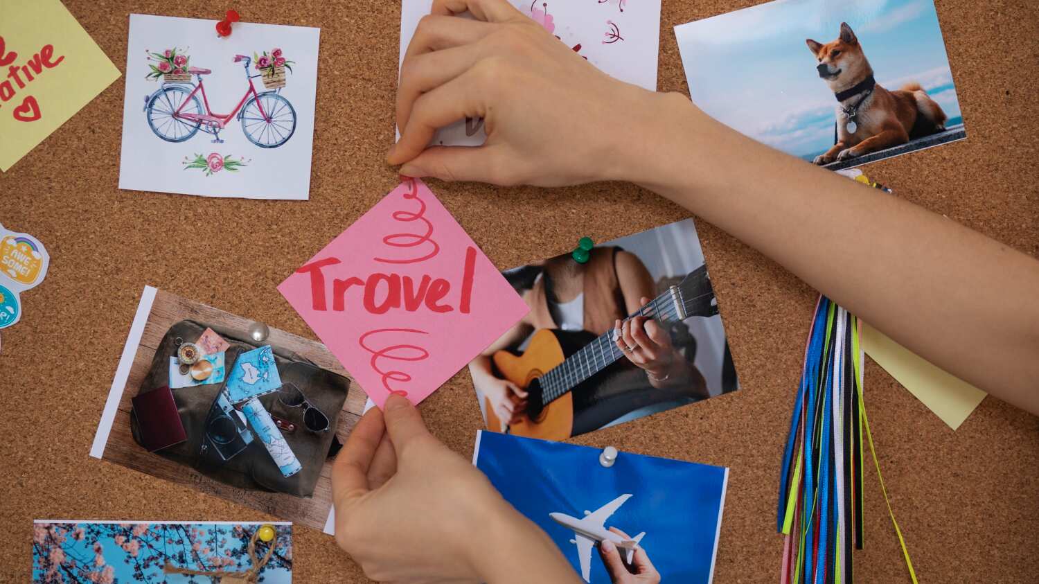 Visualiza y expresa de manera creativa cada uno de tus destinos y metas de año nuevo para que se hagan realidad