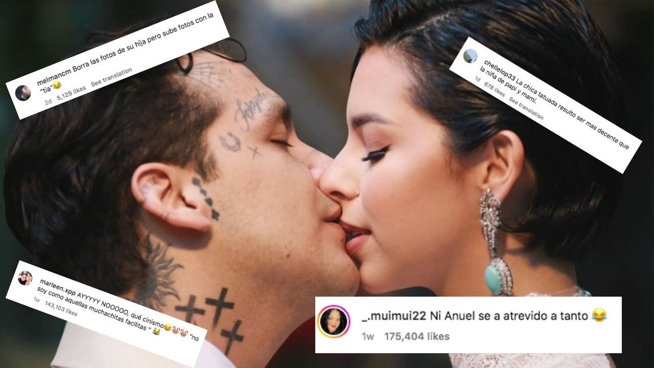 Comentarios de la foto de Christian Nodal y Ángela Aguilar