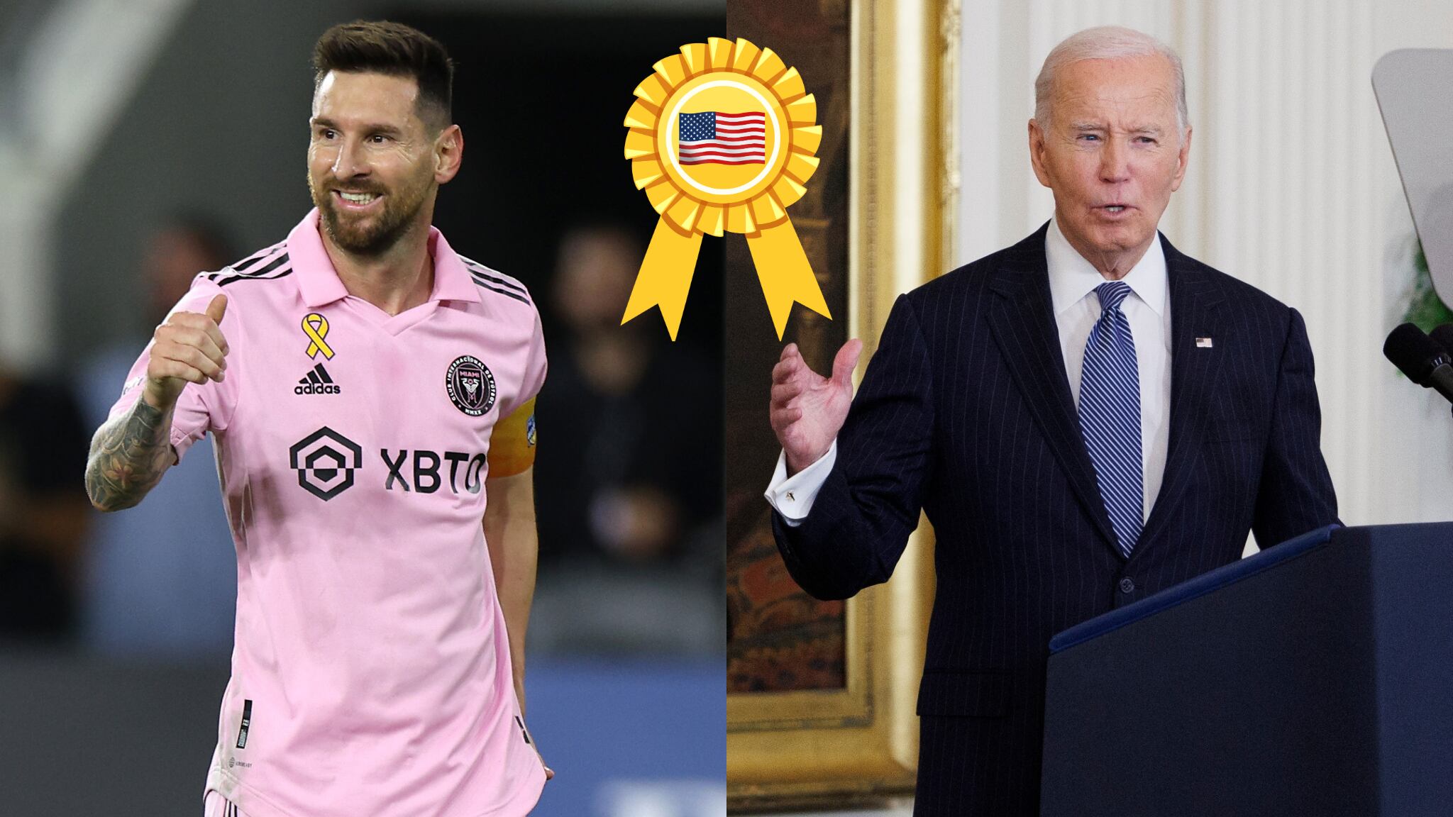 Messi es el primer futbolista en la historia en recibir esa medalla