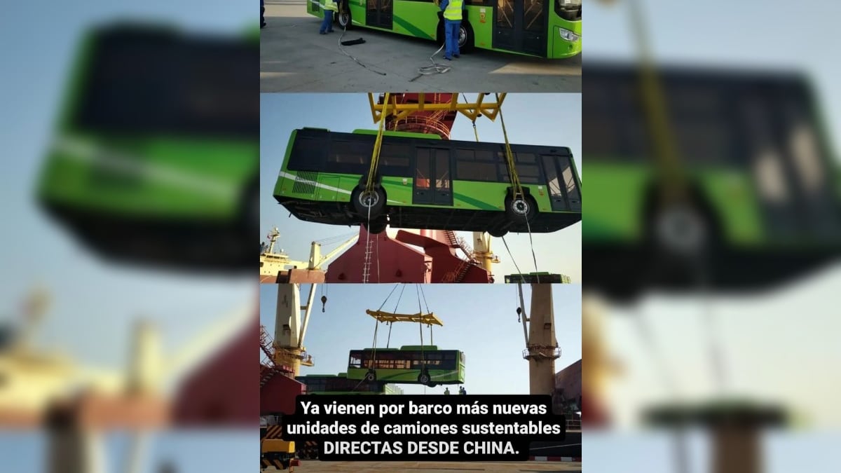 En sus redes sociales el gobernador anunció que las nuevas unidades ya vienen de China.