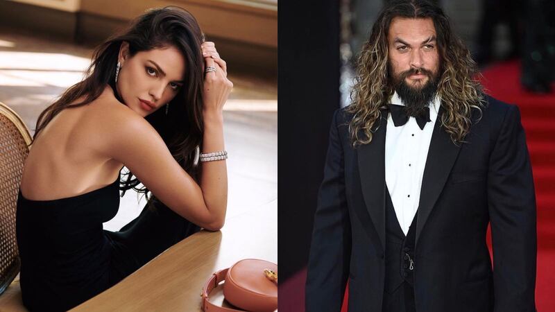 Eiza González fue captada en París junto a  Jason Momoa.