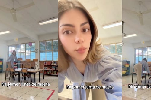 Maestra se roba la atención de todo internet al mostrar su primer junta con papás