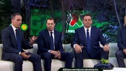 Presentación de André Marín y David Faitelson en TUDN.