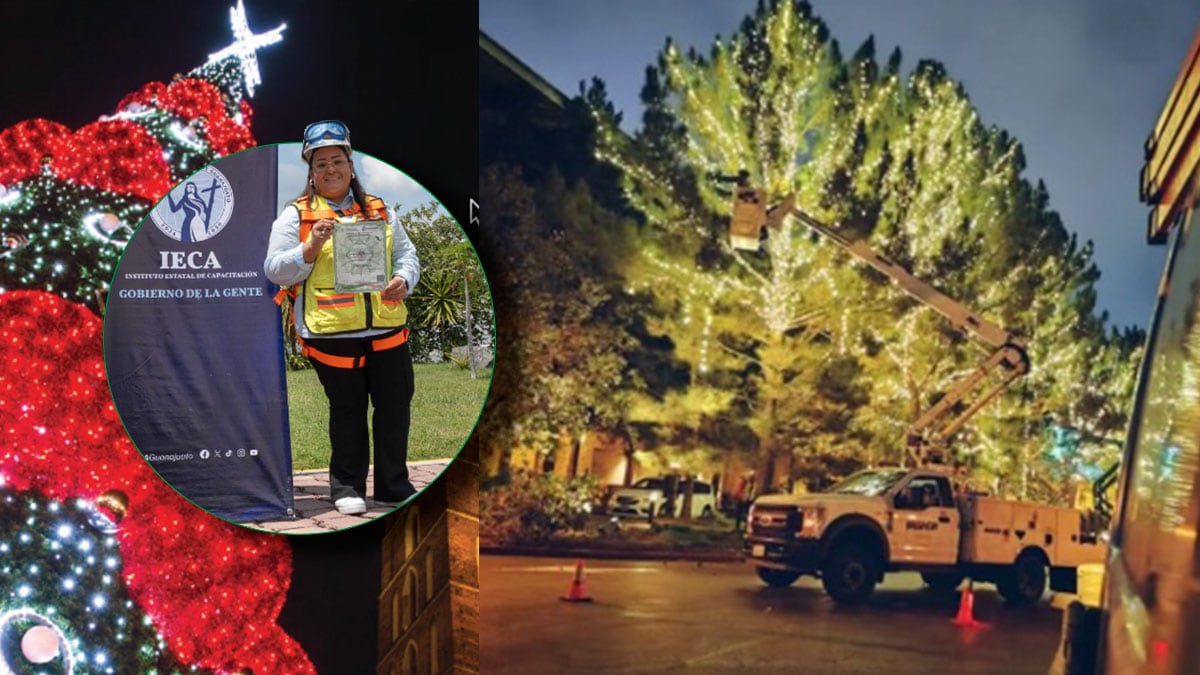 La capacitación del IECA permite que talento guanajuatense forme parte de proyectos de iluminación navideña en Houston, Texas.