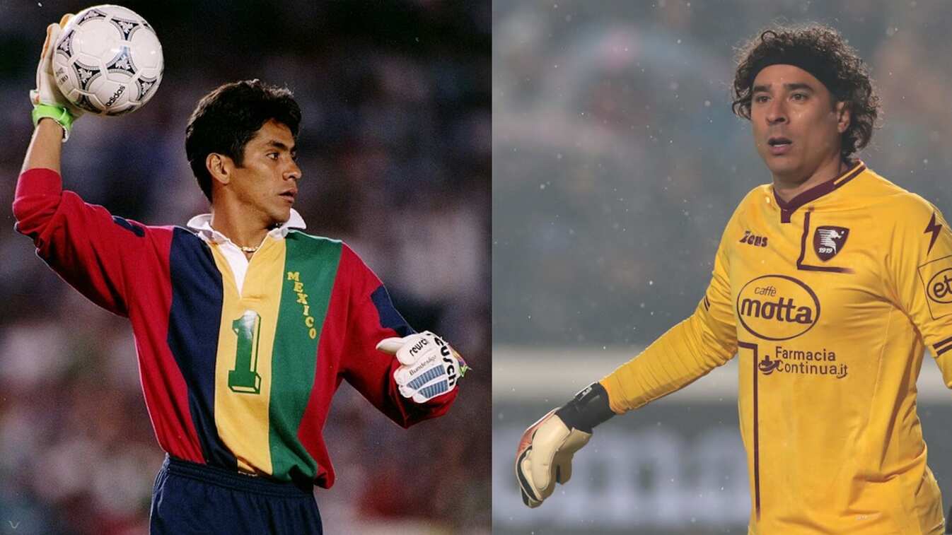 Jorge Campos y Guillermo Ochoa