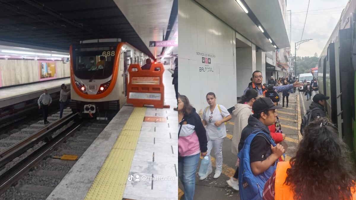 El servicio fue suspendido esta mañana en la Línea 1. (Especial)