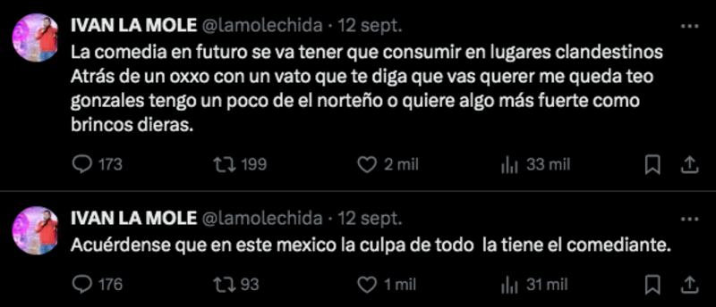 Tweets de La Mole