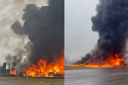 Video impactante: Avión explota al aterrizar y deja varios muertos en EE.UU.