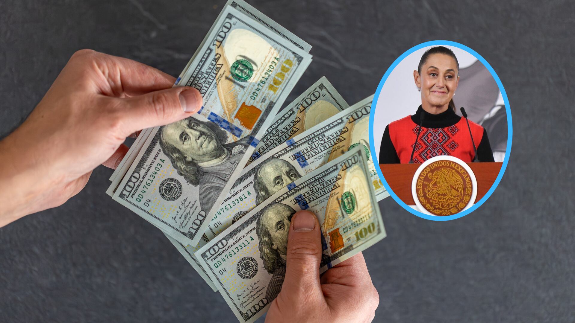 El peso ligó cuatro días de ganancias, bajó el dólar a 17.65 pesos y acumuló avance de 32 centavos.