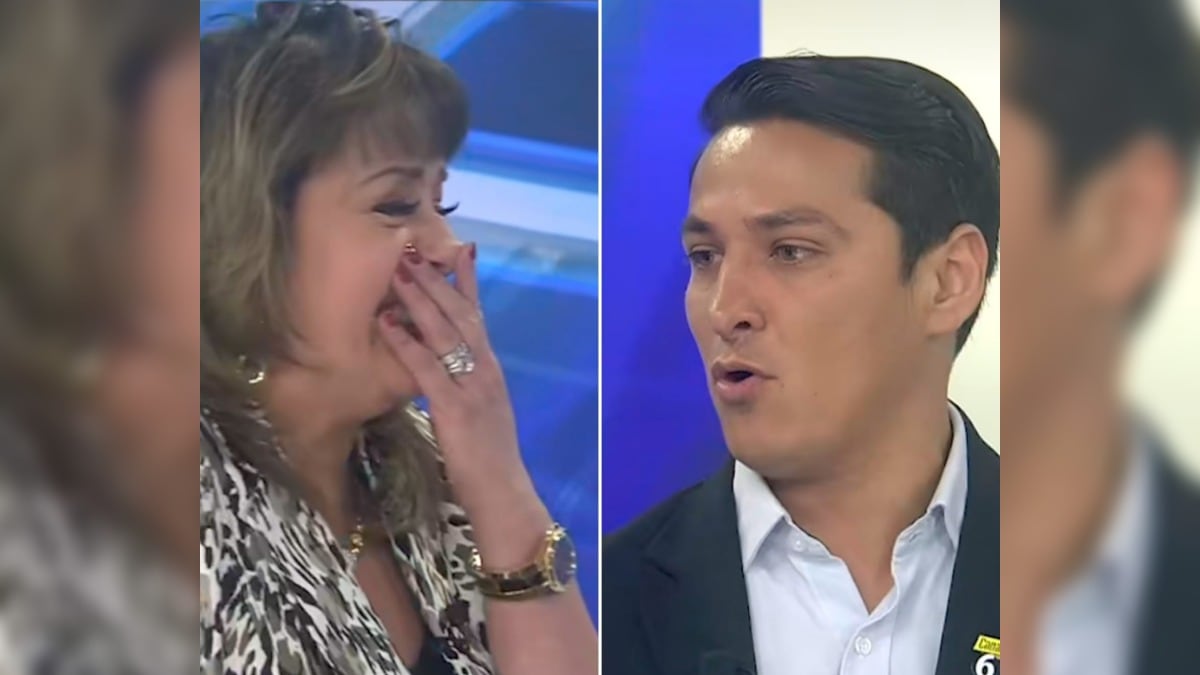 María Julia Lafuente estaba sorprendida la habilidad del “compañero” Erik Solheim.