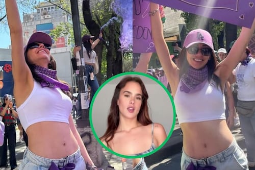 Gala Montes ataca a Karime Pindter por ir a la marcha del 8M: “No es solo sacarse la foto”