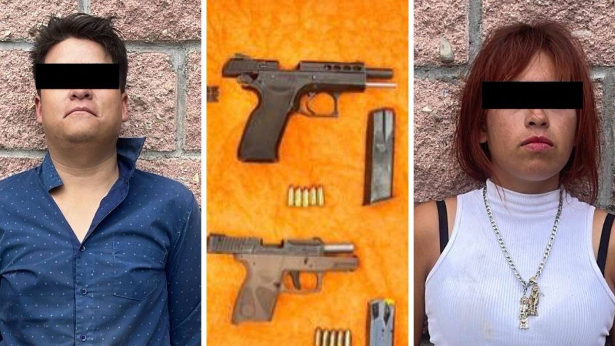 Policía de León aseguró armas de fuego, marihuana y una motocicleta en un operativo en la colonia Vista Hermosa Sur.