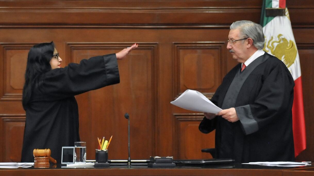 La Suprema Corte de Justicia eligió hoy a la nueva presidenta.