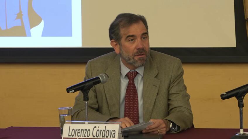 Lorenzo Córdova, consejero presidente del Instituto Nacional Electoral (INE).