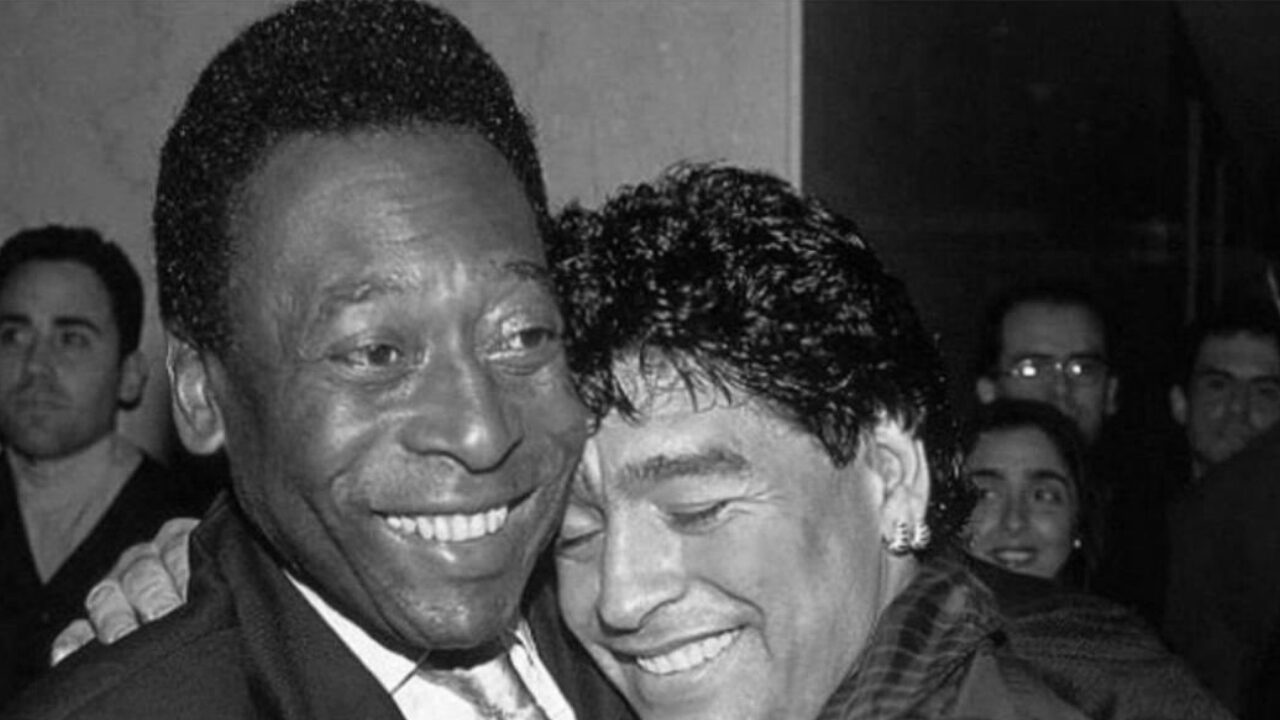 Pelé y Maradona