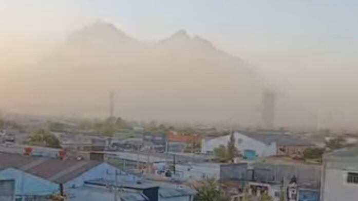 Desde algunos sectores es prácticamente imposible ver el Cerro de La Silla.