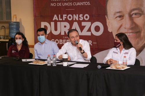 Alfonso Durazo propone total transparencia en licitación y contratación de obras