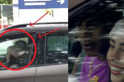 Video: Nicki Nicole sorprende al recoger a Lamine Yamal luego del entrenamiento del Barcelona