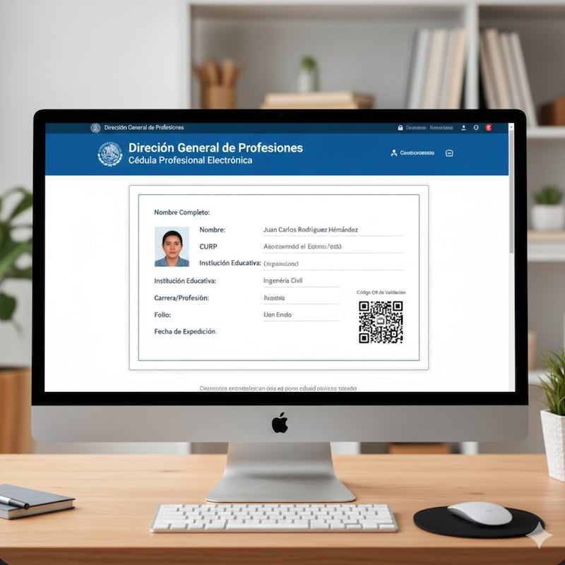 cédula profesional Gemini