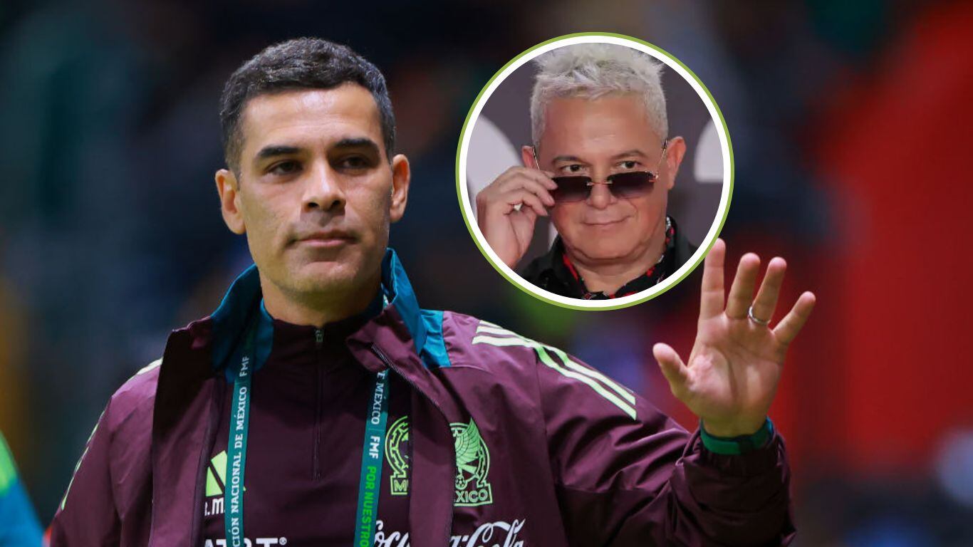 Rafael Márquez y Alejandro Sanz