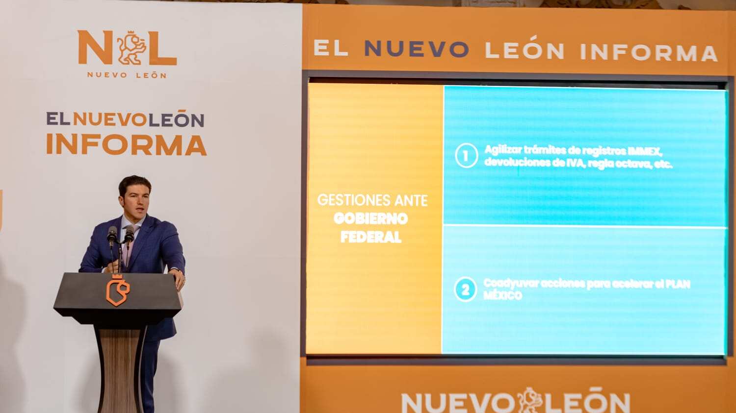 Aprende gobernador que NL siempre sale adelante; anuncia medidas económicas ante aranceles.