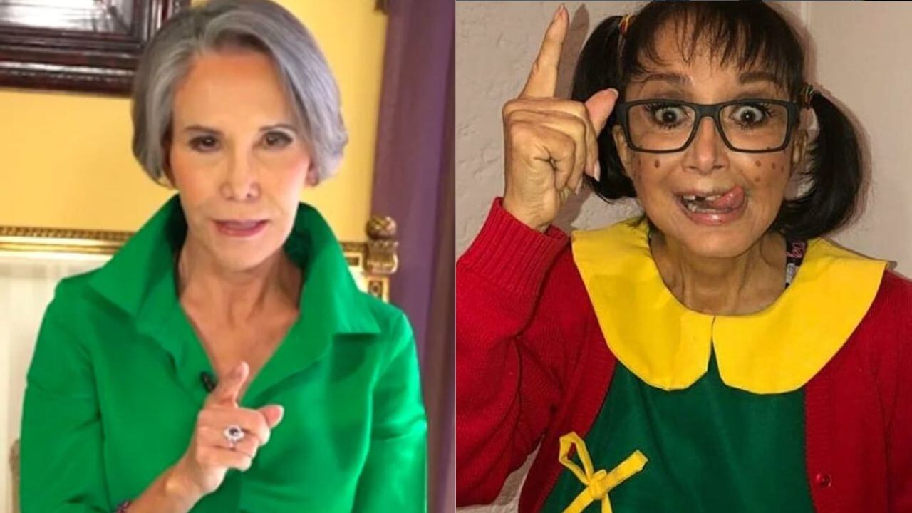 Florinda Meza y María Antonieta de las Nieves