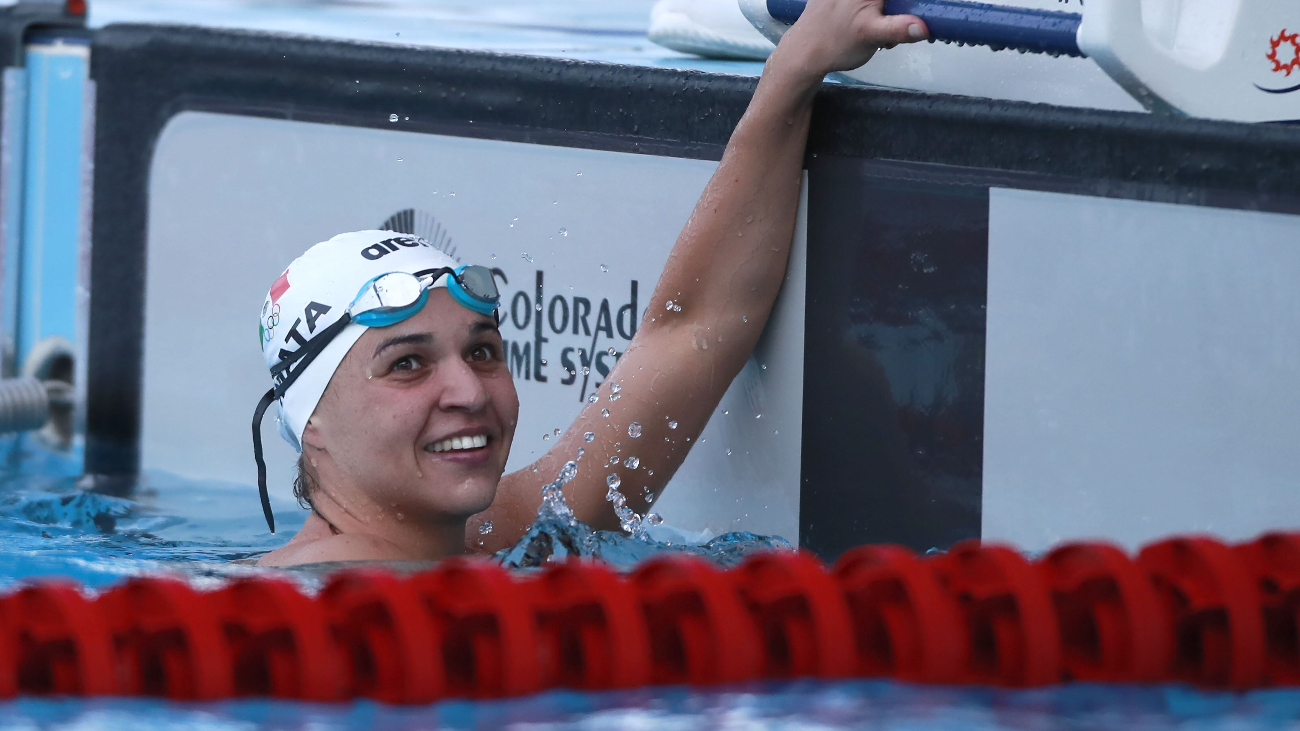 María Mata conquistó el oro en natación