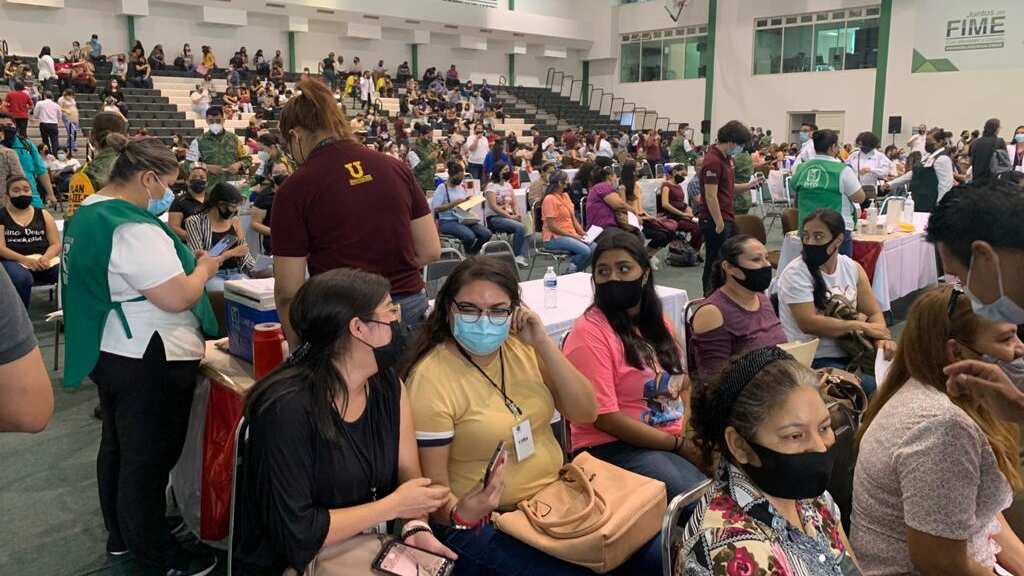 En Nuevo León se vacuna a maestros y personal médico