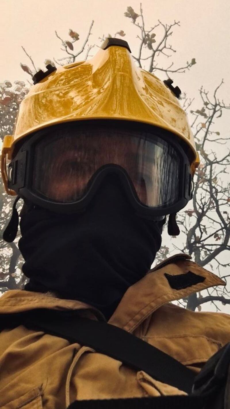 Olivia Luengas retrata los incendios forestales