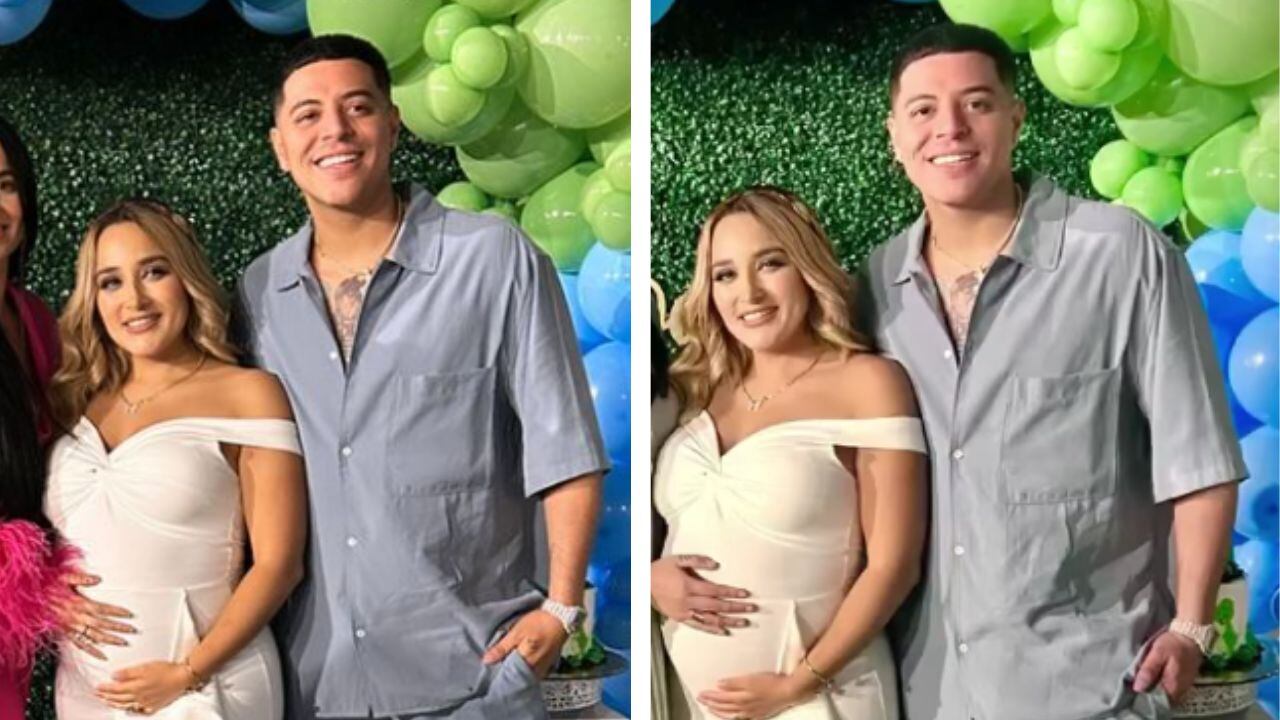 Eduin Caz y Daisy Anahy celebran juntos el baby shower de su hijo