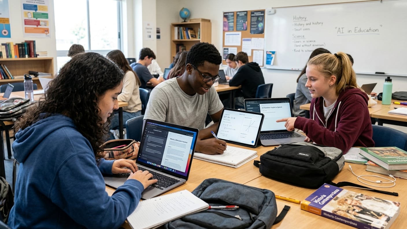 Estudiantes universitarios IA