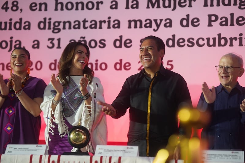 Gobierno de Chiapas y Lotería Nacional dignifican legado de la Reina Roja desde Palenque con Sorteo Superior