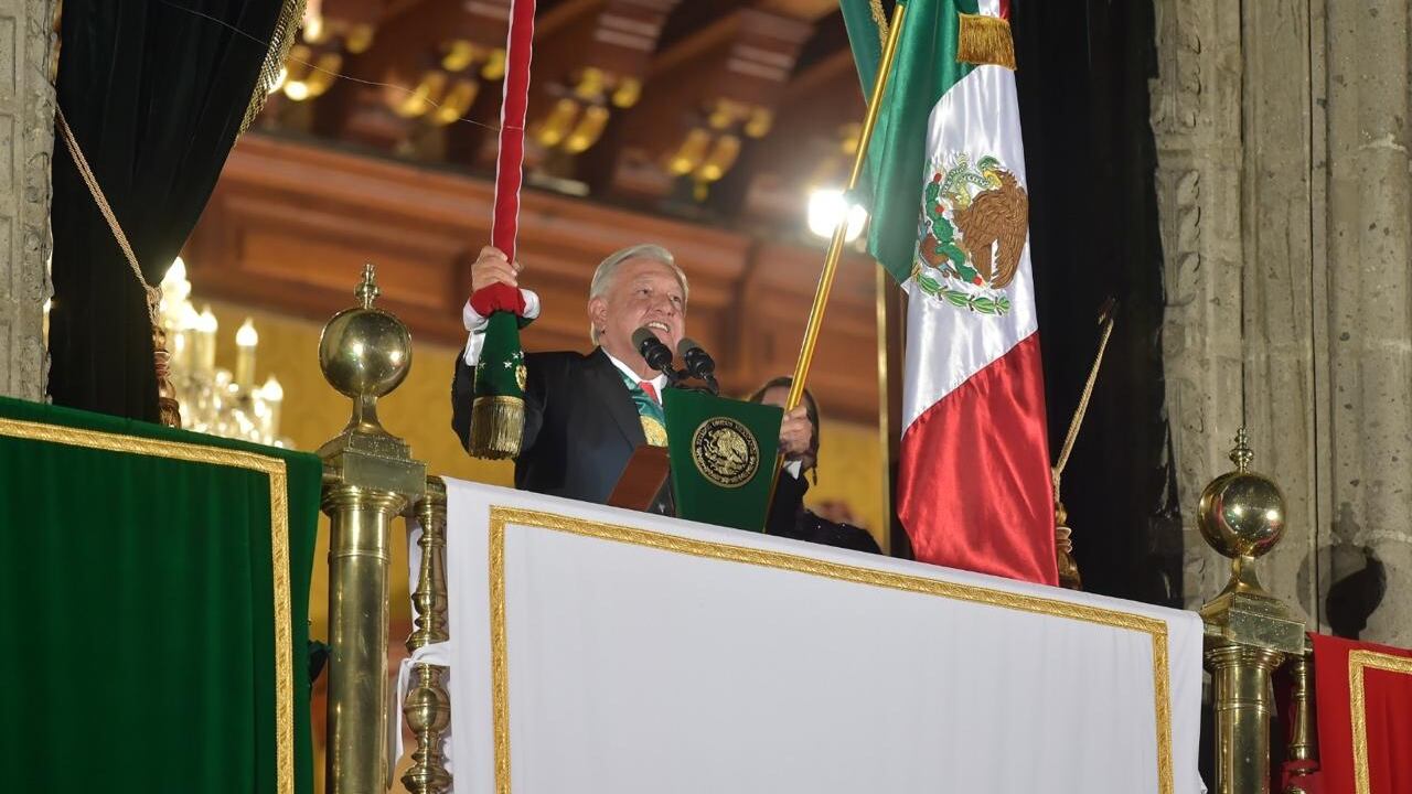 Así se vivió el último Grito de Independencia de AMLO en Palacio Nacional