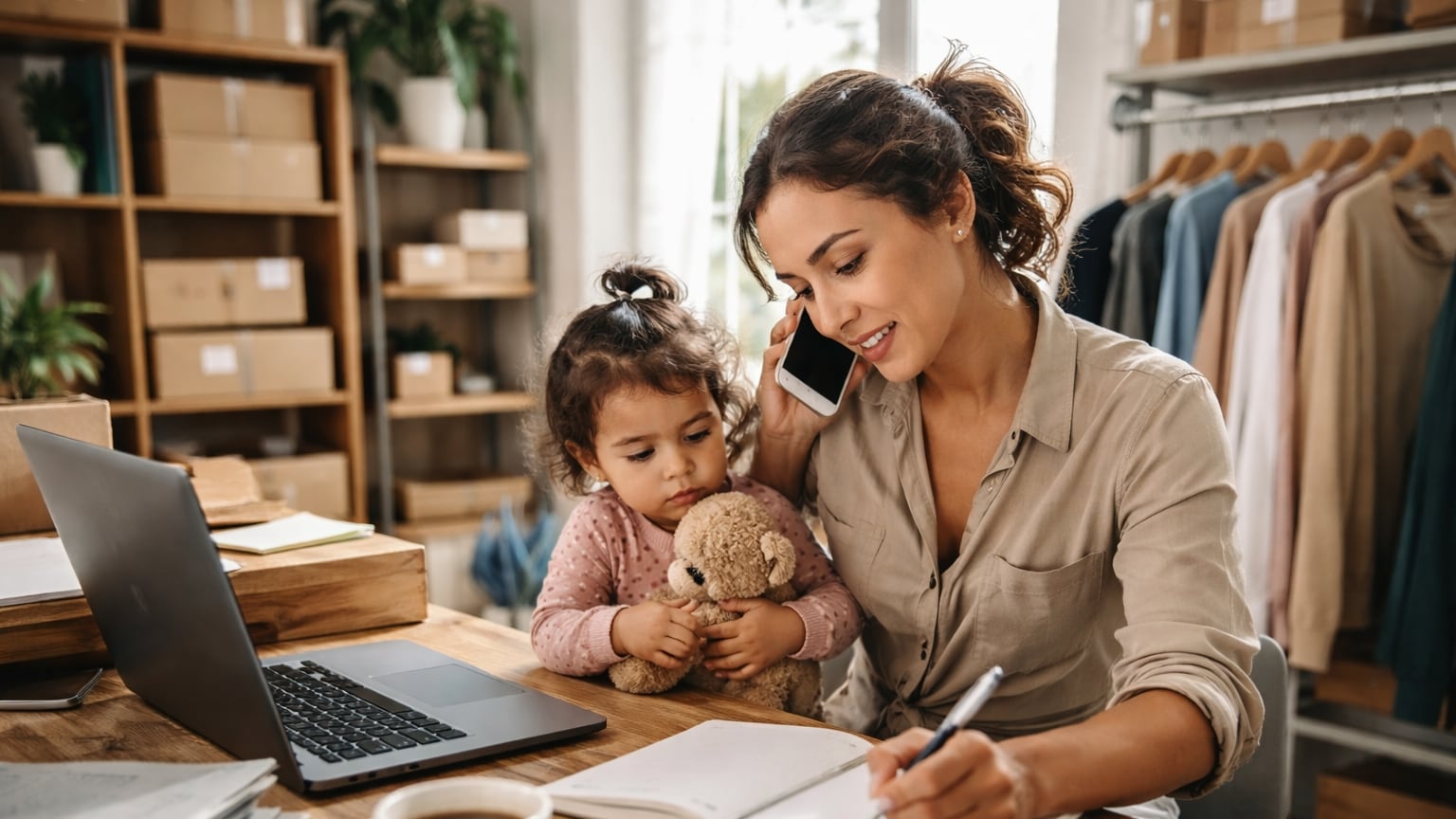 Mujer de familia y emprendedora