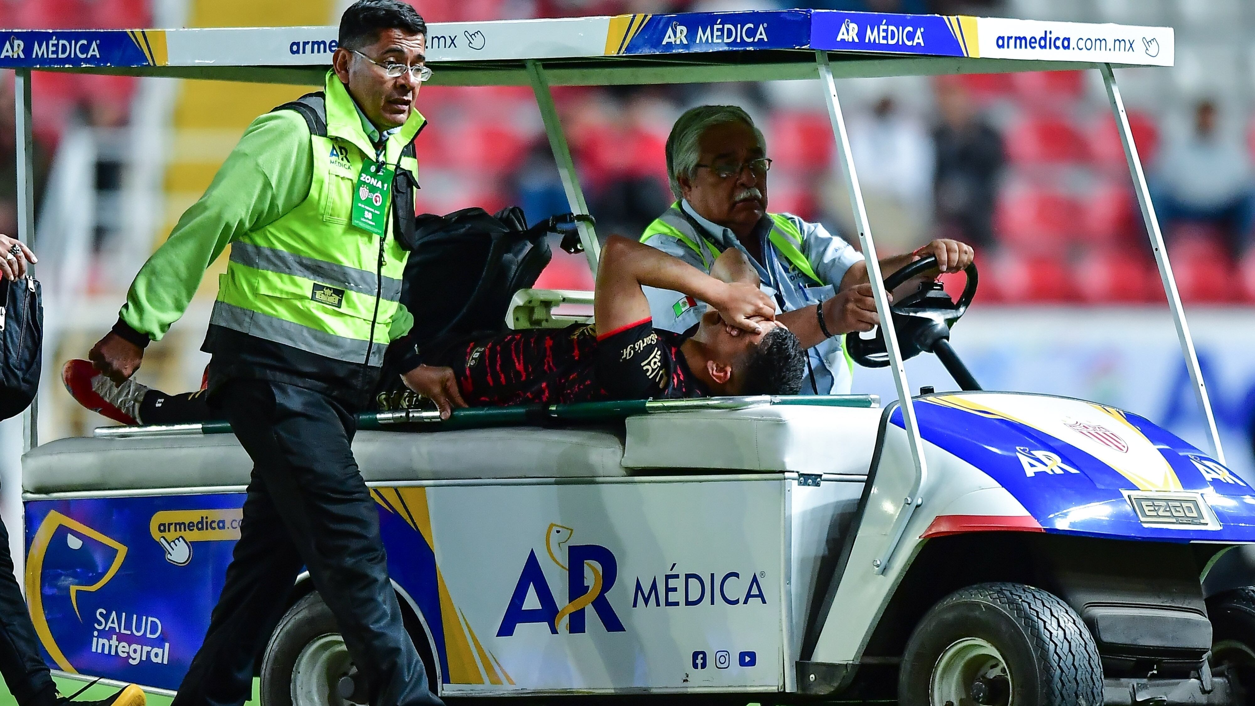 Kevin Castañeda de Tijuana, sufrió impactante lesión.