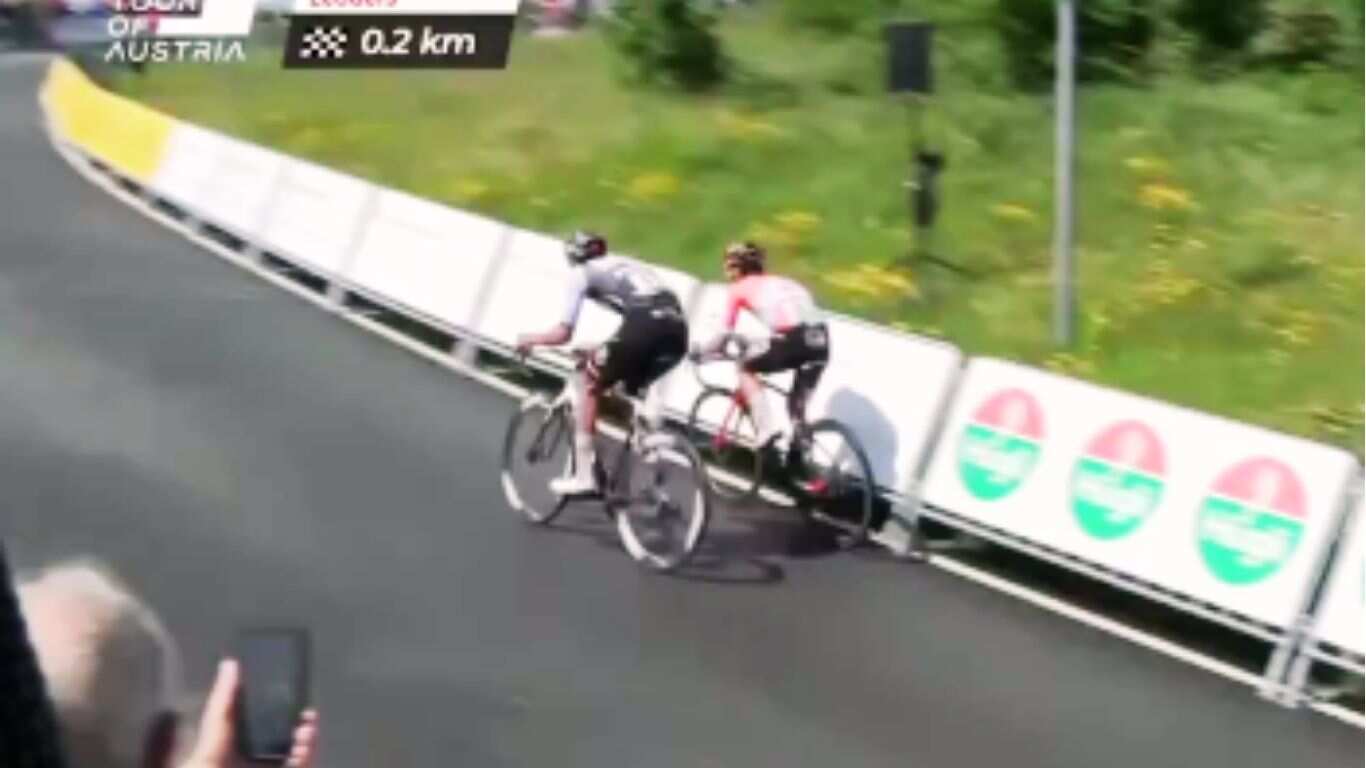 Rebase de Isaac del Toro en la Tercera etapa del Tour de Austria