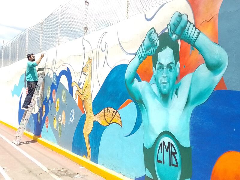 Humberto González fue inmortalizado en los muros de Nezahualcóyotl | Cortesía