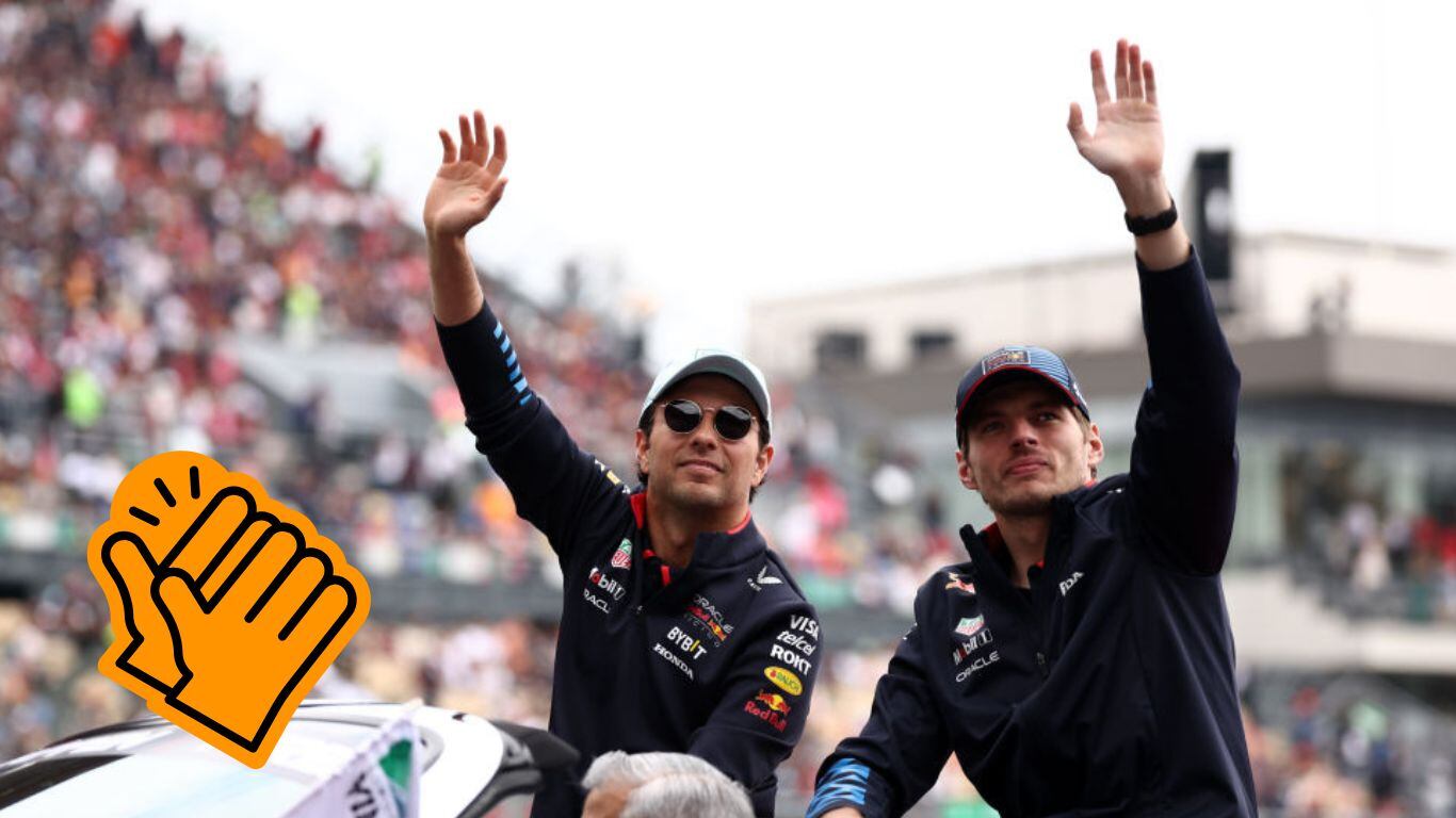 Sergio Pérez y Max Verstappen