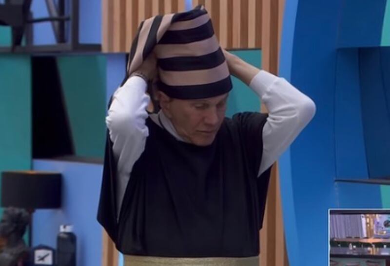 Osmel Sousa disfrazado de egipcio para la sexta prueba de líder.