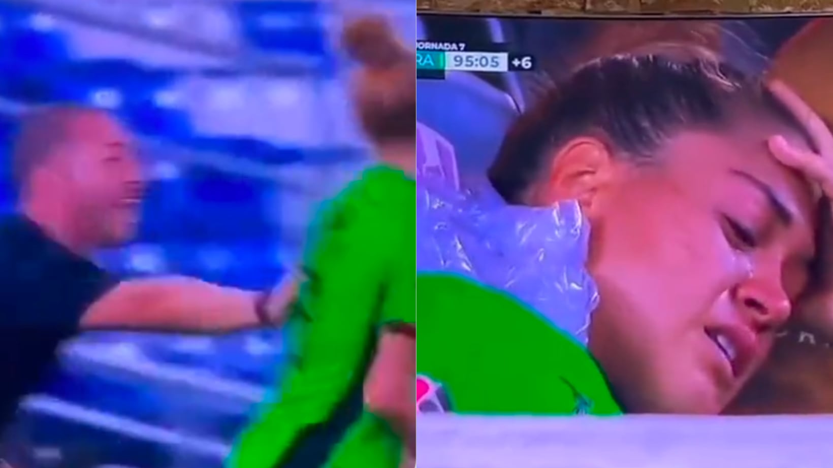 Yuki Watari salió llorando del terreno de juego.